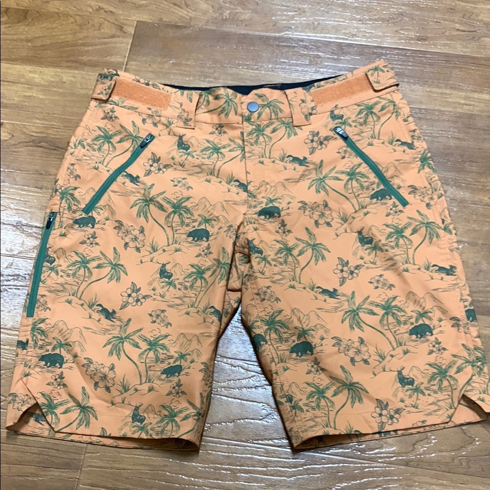 Flylow Lola biking cycling Tropical Print Shorts